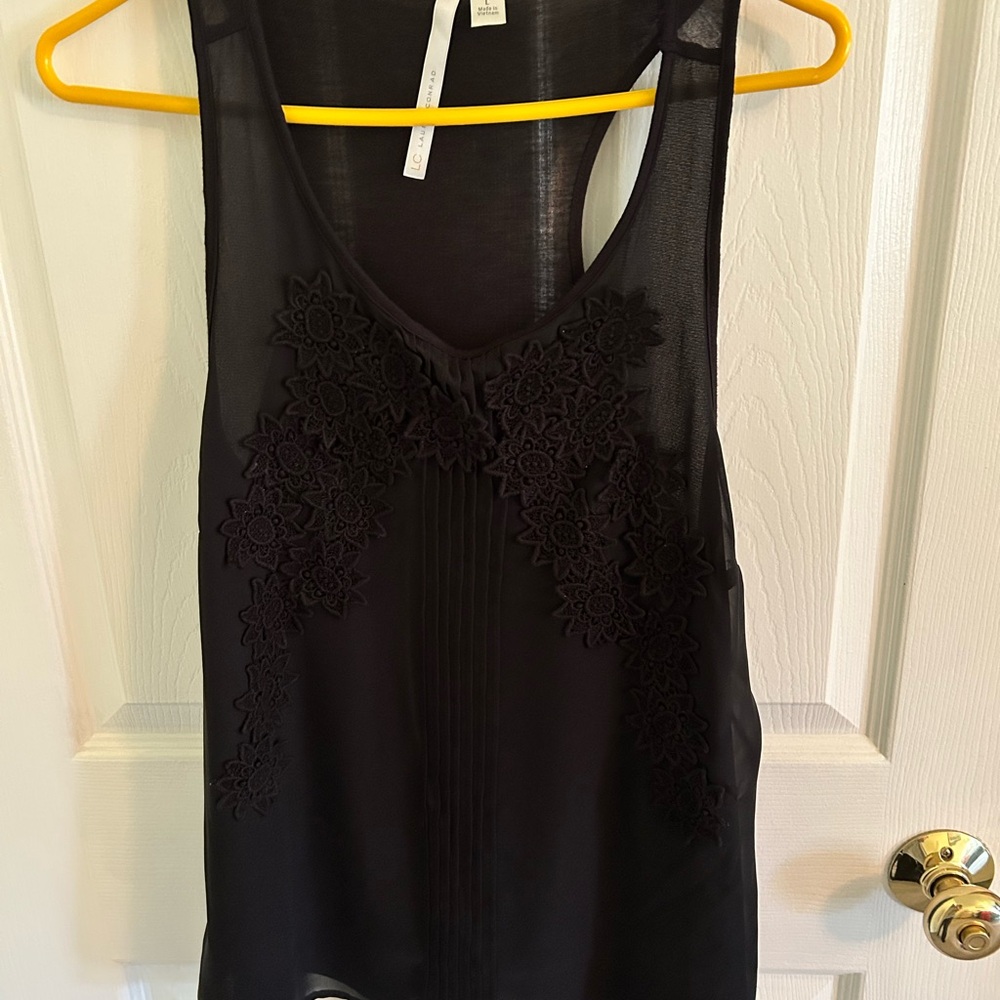 Elegant Black Sleeveless Top